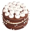 Spooky Naked Chocolate Cake