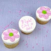 Pink Flower Cup Cake - Image 3