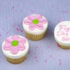 Pink Flower Cup Cake