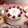 Raspberry Cream Cake