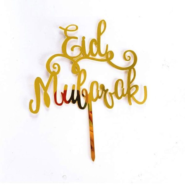 Eid Mubarak Golden Topper
