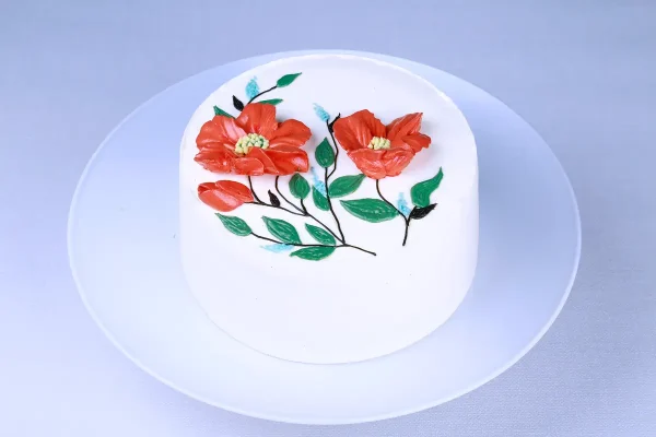 Winter Flower Cake - Image 4