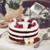Red Velvet Snow Cake