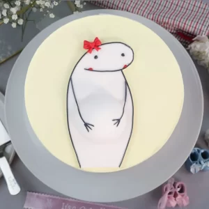 Flork Gender Reveal Cake
