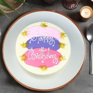 Magenta Birthday Cake