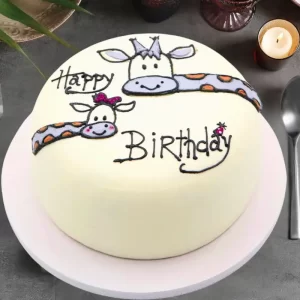 Madagascar Giraffe Cake