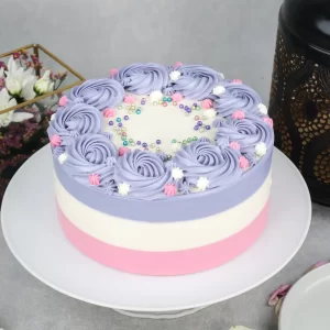 Lavender Flower Cake