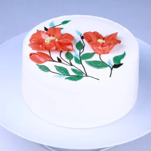 Winter Flower Cake