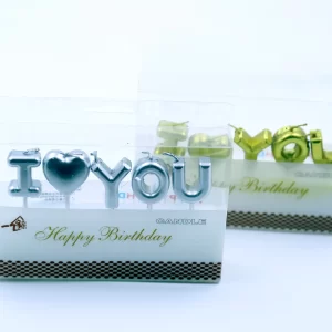 I love You Candle