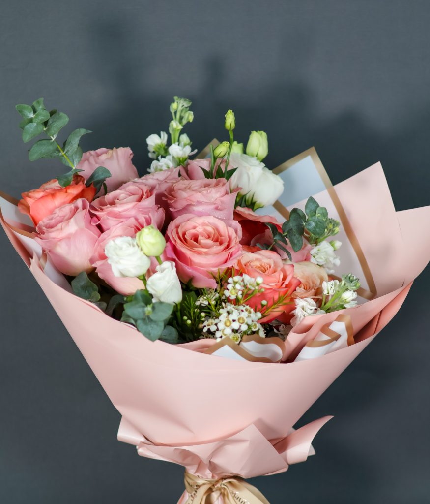 Blue mixed Bouquet - Image 6