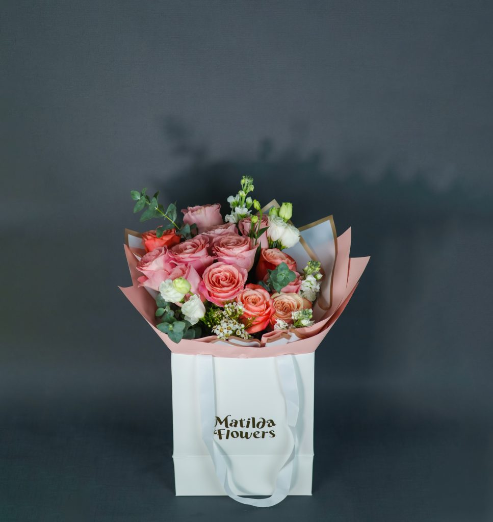 Blue mixed Bouquet - Image 8