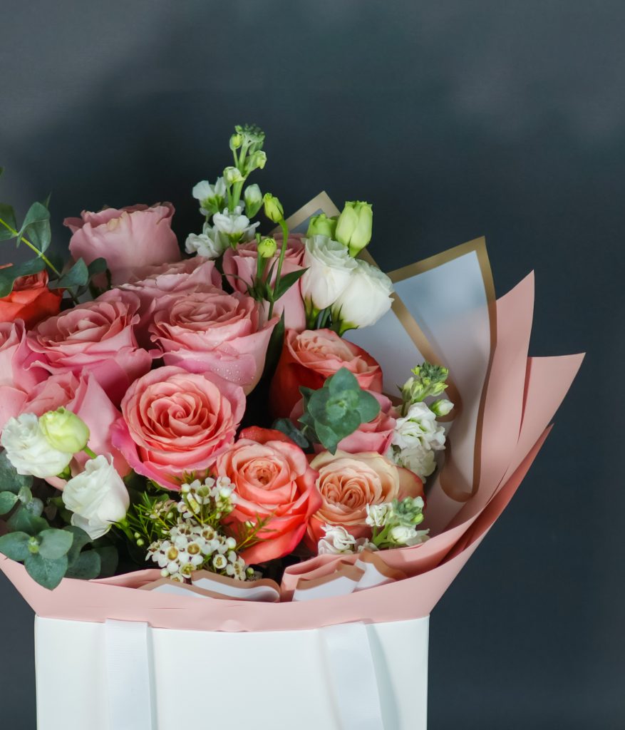 Blue mixed Bouquet - Image 5