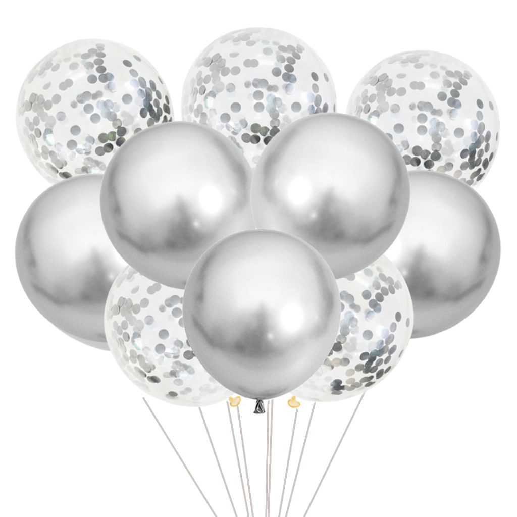 Silver Color Balloons