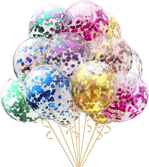Mix Color Confetti Balloons